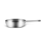Karaca New Akara Paslanmaz Çelik 24 cm Tava Gri