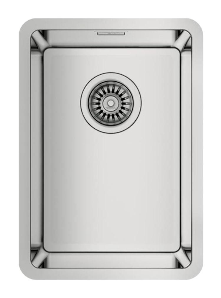 Teka Be Linea 27.40 Rs15 437 mm Damlalıksız Tezgah Altı Tek Gözlü Dikdörtgen Orta Paslanmaz Çelik Eviye Gri
