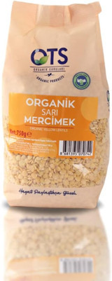 OTS Organik Sarı Mercimek 750 gr
