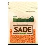 Sade Organik Kırmızı Mercimek 1 kg