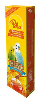 Polo Ballı Muhabbet Kuşu Kraker Yemi 3'lü