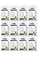Lady Fit Pamuk Organik Antialerjik Orta Normal 24'lü Hijyenik Ped 12 Adet