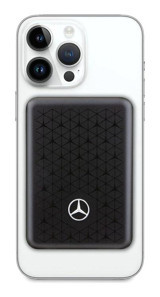 Mercedes Benz Işıklı 3000 mAh Powerbank Siyah