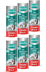 Smarter XL Tüy Toplama Rulosu 6'lı Yedek Başlık