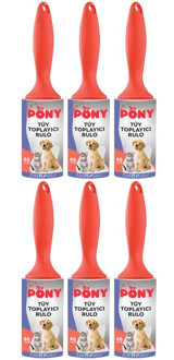 Pony Tüy Toplama Rulosu 6 Adet