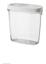 Ikea 1 Parça Dikdörtgen - Silindir Plastik Saklama Kabı 1.3 lt