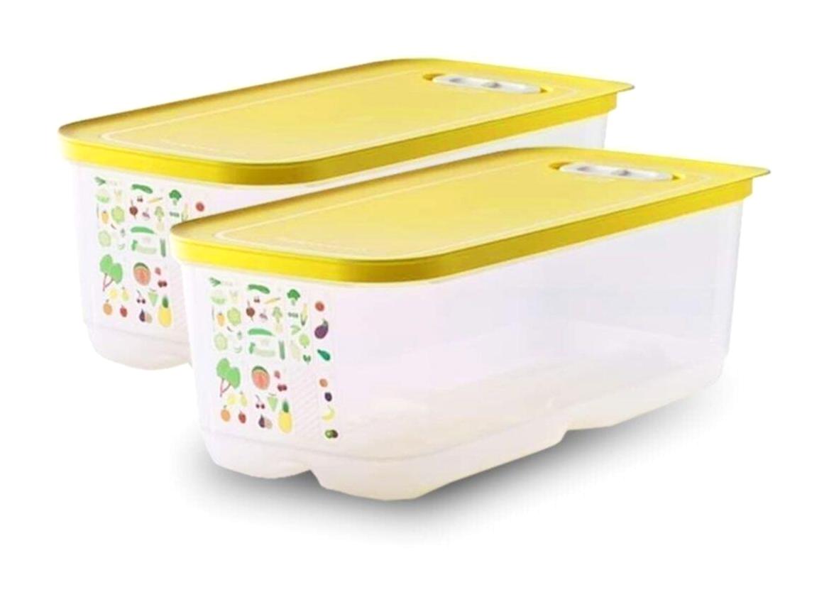 Tupperware Sera 2 Parça Dikdörtgen Plastik Saklama Kabı