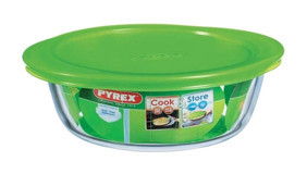 Pyrex 1 Parça Yuvarlak Cam Saklama Kabı 2.3 lt
