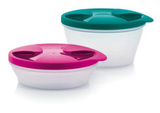 Tupperware Düet 2 Parça Yuvarlak Plastik Saklama Kabı