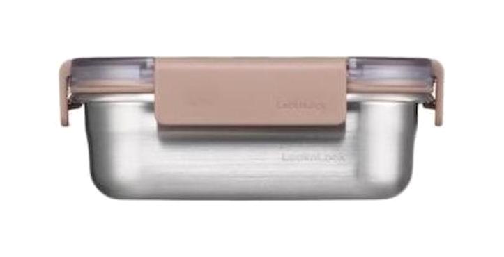 Lockn Lock Kilitli 1 Parça Dikdörtgen - Kare Paslanmaz Çelik Saklama Kabı 310 ml