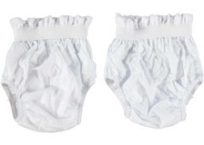 Babyjem 10 - 15 Kg 2'li Sızdırmaz Yıkanabilir Beyaz Alıştırma Külodu