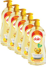 Dalin Göz Yakmayan Hipoalerjenik Hassas Ciltler İçin Bebek Şampuanı 5x900 ml