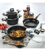 Schafer New Savor 7 Parça Granit Tencere Seti
