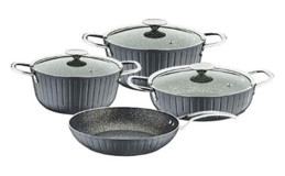 Oms Collection 7 Parça Granit Tencere Seti