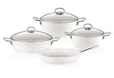 Taç Tac-3450 7 Parça Döküm - Granit Tencere Seti