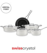 Karaca Swiss Crytal Mastermaid 9 Parça Tencere Seti