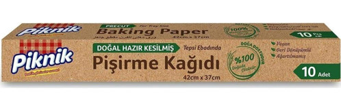 Piknik Doğal Pişirme Kağıdı 10 Adet