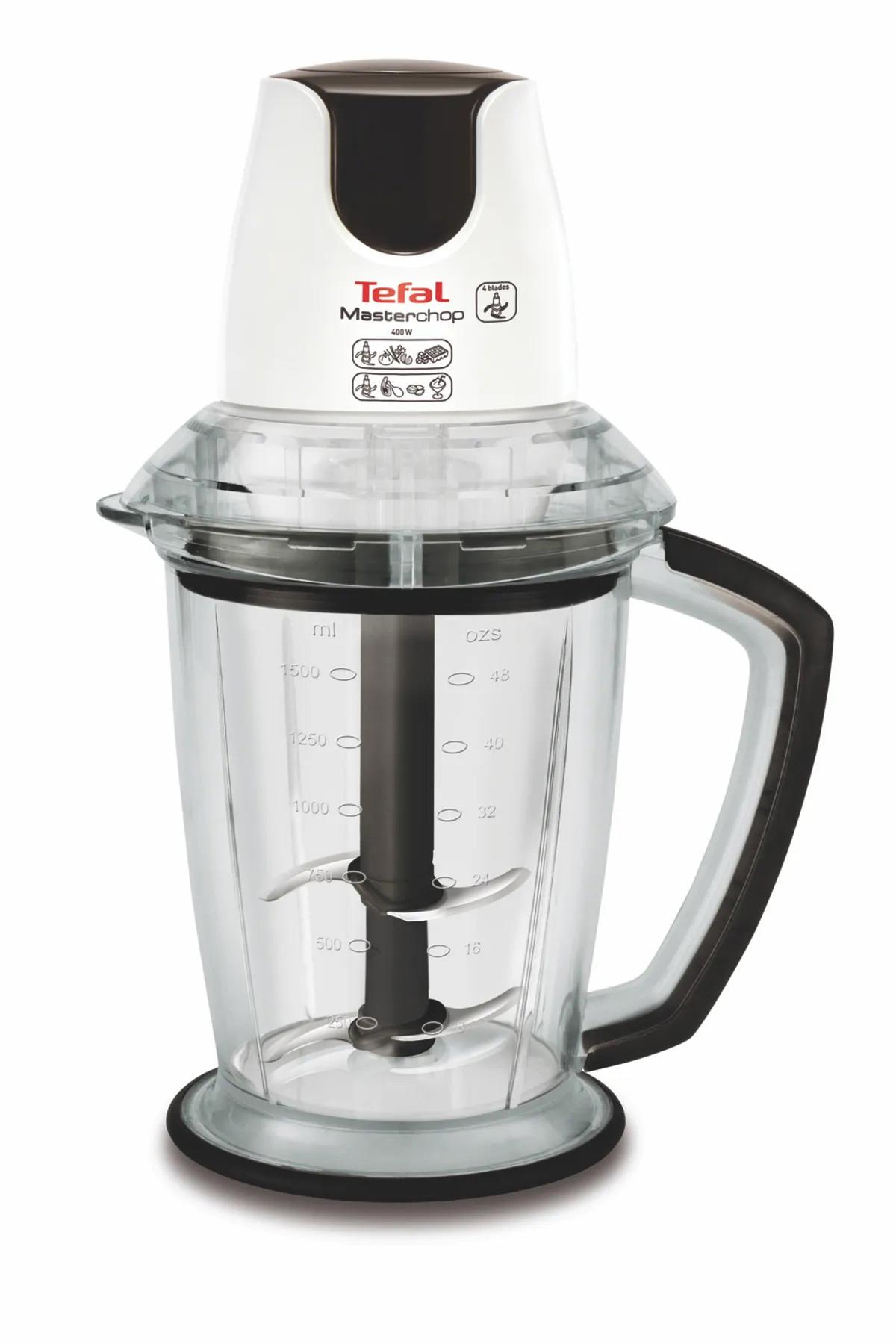 Tefal MB470B 500 W 1500 ml Plastik Hazneli 4 Bıçaklı Elektrikli Rondo Beyaz
