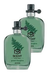 Avon Scent Green Fougere EDT Odunsu Erkek Parfüm 2x30 ml