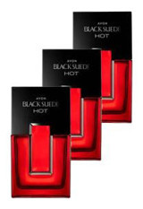 Avon Black Suede Hot EDT Oryantal Erkek Parfüm 3x75 ml