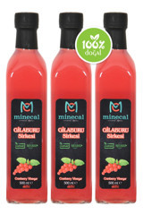 Minecal Doğal Gilaburu Sirke 3x500 ml