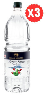 Kemal Kükrer Beyaz Sirke 3x1 lt