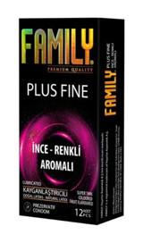 Family Plus Fıne Geciktiricili Prezervatif 12'li