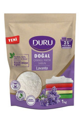 Duru Granül Sabun Lavanta Renkliler ve Beyazlar İçin 25 Yıkama Toz Deterjan 1 kg
