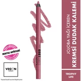 Nyx Professional Makeup Line Loud No:14 Trophy Life İnce Mat Dudak Kalemi Gül Kurusu
