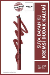 Nyx No:31 Suya Dayanıklı Mat Dudak Kalemi Bordo