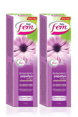 Fem Papatya Koltuk Altı Bacak Genital Bölge Kadın Tüy Dökücü Krem 2x110 ml