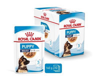 Royal Canin Maxi Puppy Tavuk Aromalı Parça Etli Yavru Köpek Maması 140 gr 10'lu