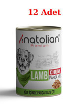 Anatolian Premium Kuzu Aromalı Soslu Yetişkin Köpek Maması 400 gr 12'li