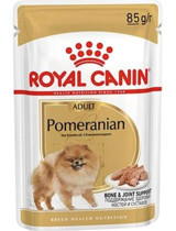 Royal Canin Pomeranian Kümes Hayvanı Aromalı Parça Etli Yetişkin Köpek Maması 85 gr 6'lı