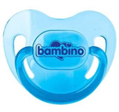 Bambino 0-6 Ay Ortodontik Damaklı Silikon Emzik Mavi