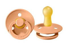 Bibs Colour 0-6 Ay Delikli Ortodontik Kiraz Uçlu Damaklı Kauçuk Emzik turuncu
