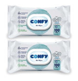 Confy Premium Soft Care 100 Yaprak 2'li Paket Islak Mendil