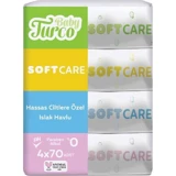 Baby Turco Soft Care 70 Yaprak 4'lü Paket Islak Mendil