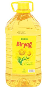 Biryağ Rafine Pet Ayçiçek Yağı 5 lt