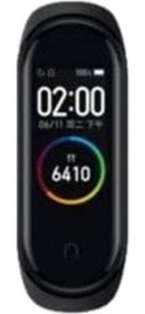 Pazariz M4 Adımsayar Android - iOS Dokunmatik Akıllı Bileklik Siyah 41 - 45 mm