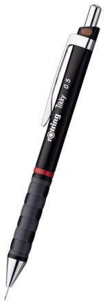 Rotring Tikky Silgili Plastik Metalik Siyah 0.5 mm Uçlu Versatil Kalem