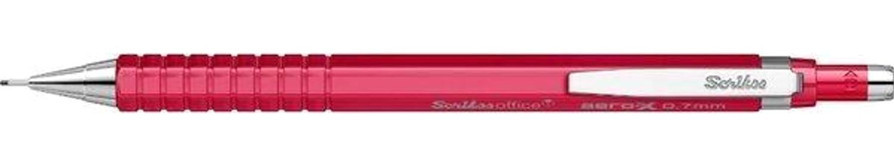 Scrikss Office Aero-X Silgili Metal Neon Kırmızı 0.7 mm Uçlu Versatil Kalem