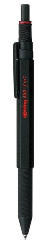 Rotring Silgili Metal Metalik Siyah 0.5 mm Uçlu Versatil Kalem