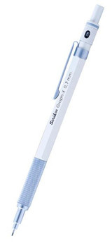 Scrikss Office Graph X Silgili Metal Metalik Beyaz 0.7 mm Uçlu Versatil Kalem