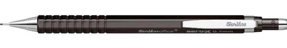 Scrikss Office Aero-X Silgili Metal Metalik Siyah 0.7 mm Uçlu Versatil Kalem