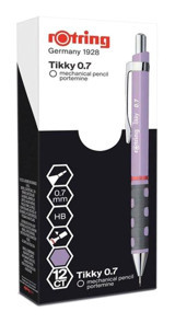 Rotring Tikky Silgili Plastik Metalik Mor 0.7 mm Uçlu Versatil Kalem
