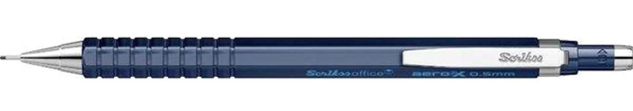 Scrikss Office Aero-X Silgili Metal Metalik Lacivert 0.5 mm Uçlu Versatil Kalem