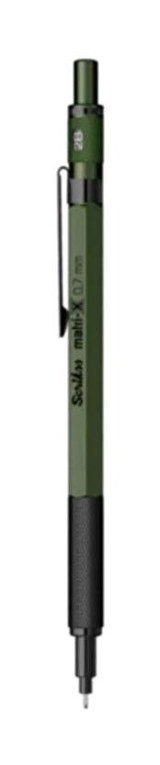 Scrikss Silgili Metal Metalik Yeşil 0.7 mm Uçlu Versatil Kalem