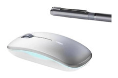 Inphic M5 RGB Sessiz Ergonomik Kablosuz Gri Optik Gaming Mouse