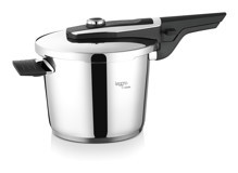Leggno Pcq1212Pc4 Procook Quıck Clipso Kapak İndüksiyon Tabanlı 4 lt Düdüklü Tencere Siyah